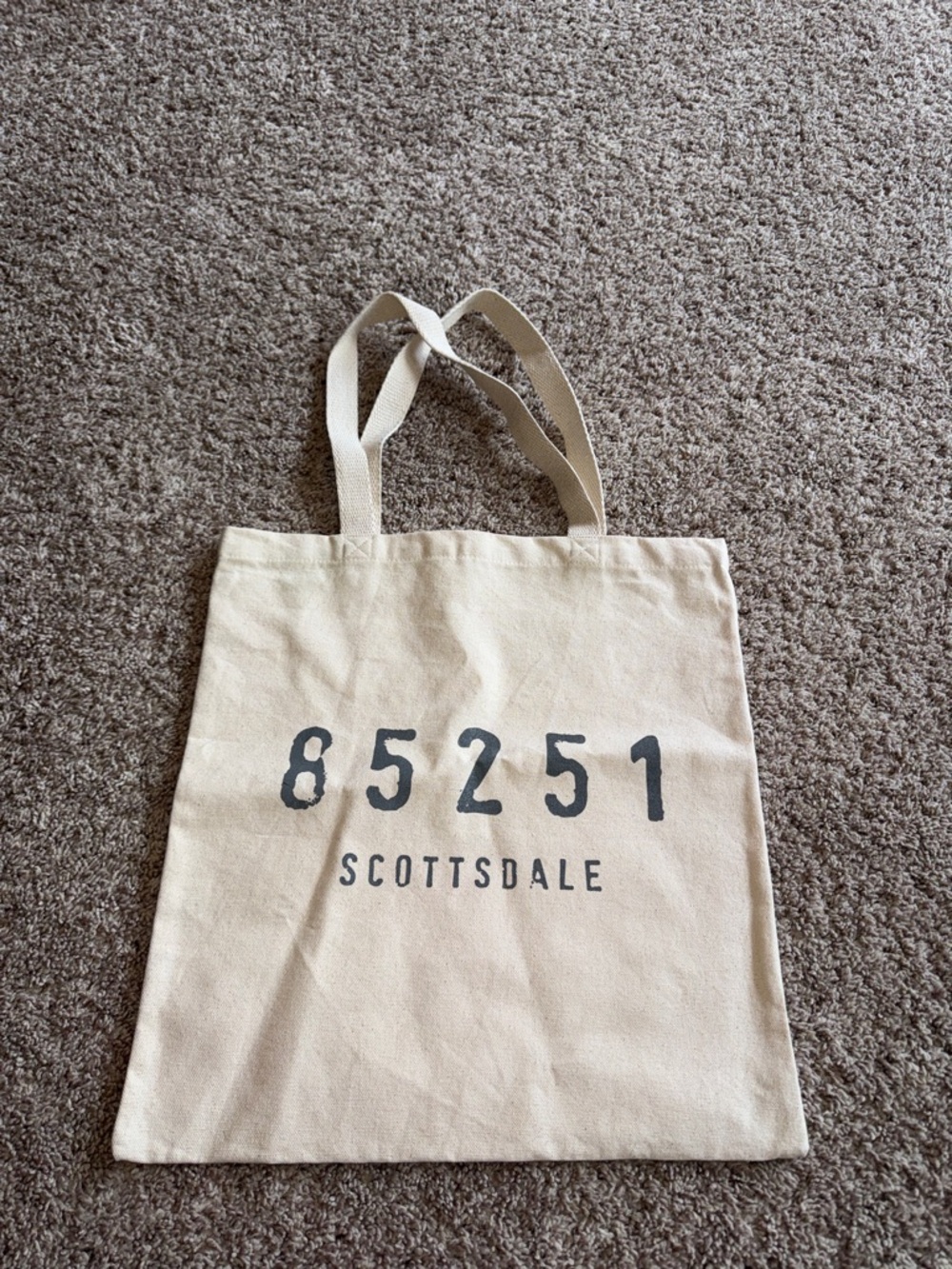 Scottsdale AZ zip code graphic tote